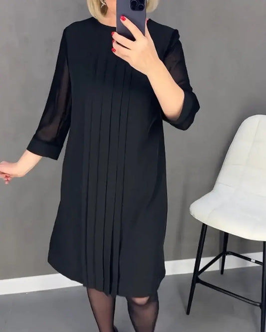 🎉New Product Launch💐 – Mid Sleeve Straight Dress(50% OFF)