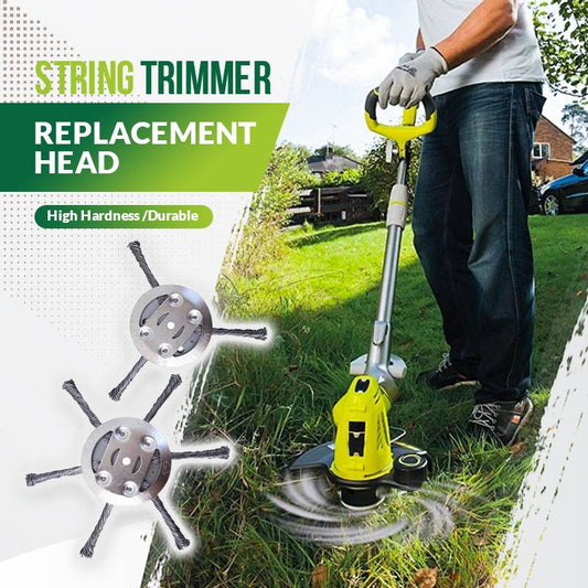 🔥Thread trimmer replacement head,Steel wire grass cutting head