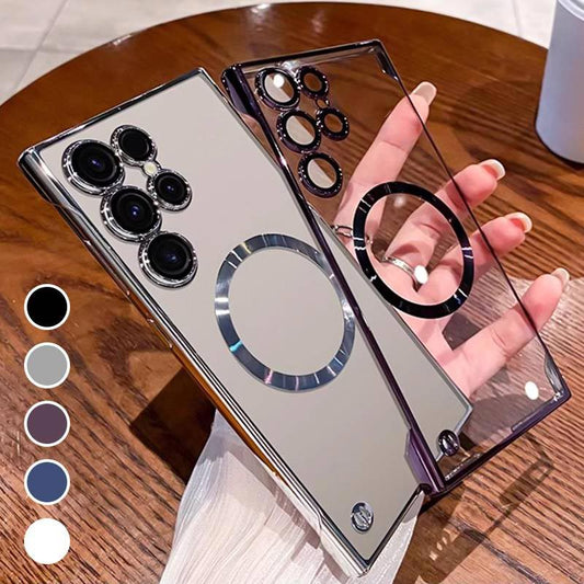 Magnetic Ultra-Thin Electroplating Frameless Mobile Phone Case
