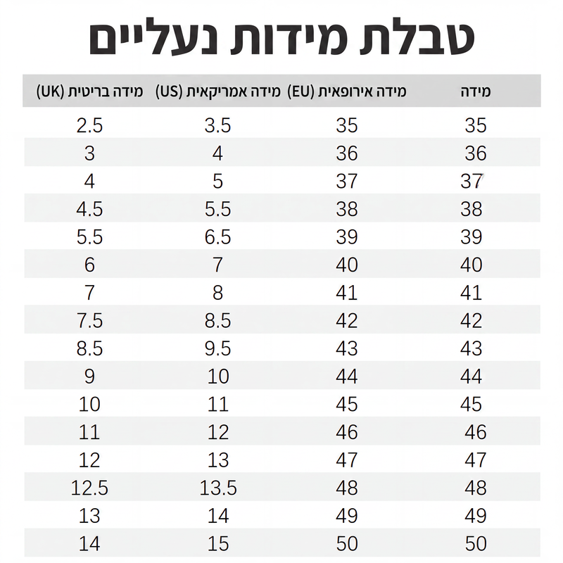 נעלי קז'ואל לנשים ללא שרוכים נוחות