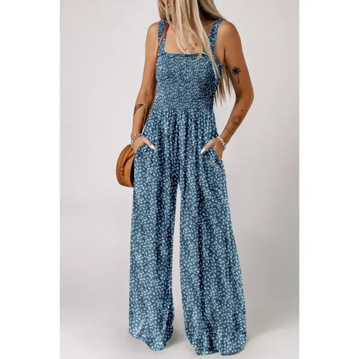🏝️2026 HOT SALE 50% OFF🏖️Women’s Casual Print Sleeveless Loose Overalls Jumpsuits