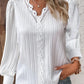 📢📢60 % OFF !!🎅Women's Long Sleeve V-Neck Lace Loose Shirt