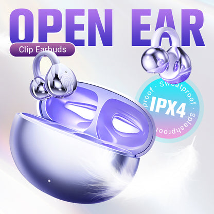 Lightweight Open Ear Clip Bluetooth Headphones