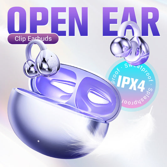 Lightweight Open Ear Clip Bluetooth Headphones