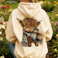 🎄🎅CHRISTMAS SALE 50% OFF!!🎁Cute Highland Cow Cozy Fleece-Lined Hooded Sweatshirt🦬