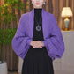 Fashion hollowed-out knitted shawl jacket