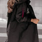 Women's long-sleeved hooded jacket