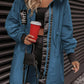 Women's long-sleeved hooded jacket
