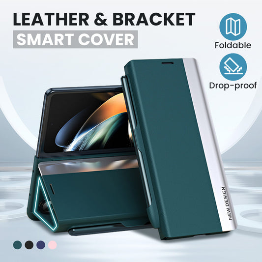 Leather & Bracket Smart Cover for Samsung