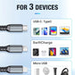 Transparent Luminous 3-in-1 Super Fast Charging Cable
