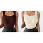 🔥Hot Sale-50% OFF🔥Women's U Neck Thermal Tank Tops With Built-In Bra
