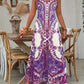 Boho  Paisley Cami Maxi Dress 👱🏻‍♀️Flowy Summer Sundress for UK Beach & Garden Parties🎀