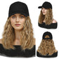 💗2-in-1 Curly Hair Baseball Cap Wig