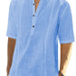 Men's Linen Shirtsleeves.