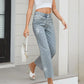 🔥49% OFF🔥Straight leg jeans with rhinestones
