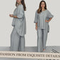 Hot sale 50 % OFF💝Women's Long Sleeve High Waisted Wide Leg Pants Suit