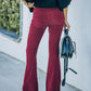 ✨High Waist Slim Micro Corduroy Elastic Waist Lounge Pants