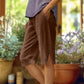 ⏳Limited-time offer⏰Women's plain casual capri pants with pockets