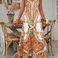 ⏳🔥2026 Hot Sale🎁Women’s Retro Print V-Neck Sleeveless Maxi Dress🔥Buy 3 Get Free Shipping🔥