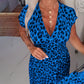 ⏳Off-Season Special Sale 50% OFF⏰Women's V-Neck Leopard Print Dress