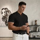 ⏰ Now only 57% off! 💎 Men Gentlemans Business Short Sleeve Fitness T-shirt