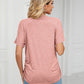 💕Hot Sale 49% OFF🌷V-Neck Solid Color Loose Ladies Tops