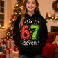 ⌛ Only 3 Days Left – 50% off everything! ⏰ Kids' Christmas Hoodie with "67" Graphic Print
