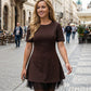 🔥Hot Sale Offers-Women’s Sparkling Lace Trim Short-Sleeve Mini Dress | Elegant & Shimmering