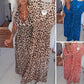 ⏳Off-Season Special Sale 50% OFF⏰Women's V-Neck Leopard Print Dress