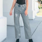 🔥49% OFF🔥Straight leg jeans with rhinestones
