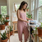 🥳2026 HOT SALE🥳 50% OFF!💞Women's Casual Striped Spaghetti Strap Jumpsuit