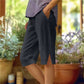 ⏳Limited-time offer⏰Women's plain casual capri pants with pockets