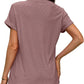 💖Buy 2 get 8% off🌷Summer Hot Sale 50% Off💕2025 Women's V Neck Eyelet Dressy Casual Basic Short Sleeve Tees
