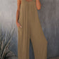 Clearance Sale! 🌸 Loose Sleeveless Wide-Leg Jumpsuit with Pockets - Stretchy & Flowy