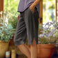 ⏳Limited-time offer⏰Women's plain casual capri pants with pockets