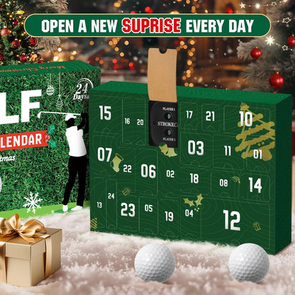 🔥CHRISTMAS SALE 50% OFF!✨24PCS Christmas Golf Advent Calendar