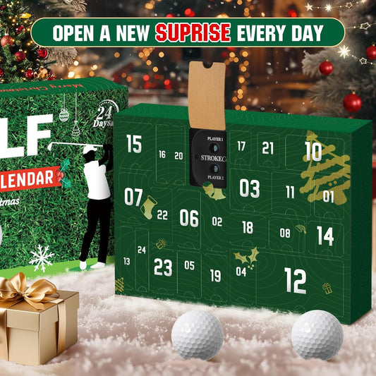 🔥CHRISTMAS SALE 50% OFF!✨24PCS Christmas Golf Advent Calendar