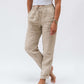 🥳New arrival 50% OFF!🌸Women's Elastic Waist Cotton Linen Casual Pants🍀