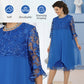 🌸🌸🌸Women's Loose Fit Lace Midi Dress