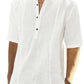 Men's Linen Shirtsleeves.