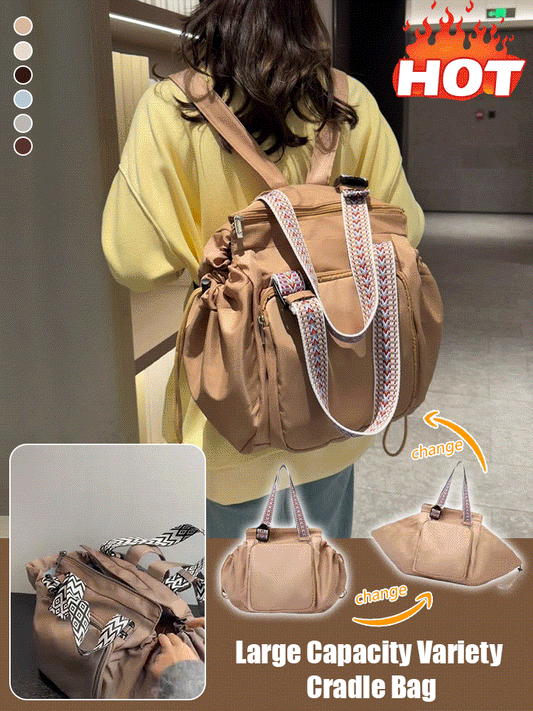 🔥Final Day of Anniversary Sale🔥Transformable Cradle Bag Travel Storage Bag