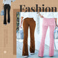 ✨High Waist Slim Micro Corduroy Elastic Waist Lounge Pants