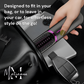 💁‍♀️Wireless Ceramic Hair Straightening Comb – Fast Heating, Anti-Frizz & Tangle-Free Design ✨