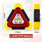 3-in-1 Solar Emergency Triangle Light – Super Bright, Power Bank & 4 Modes for Roadside Safety ⚡