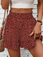 📢📢57% OFF !! ⏰Solid Color Stretch Waist Layered Short Skirt