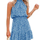 ⏰Hot Sale 49% Off💃2025 New Summer Halter Neck Pleated A Line Dress