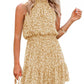 ⏰Hot Sale 49% Off💃2025 New Summer Halter Neck Pleated A Line Dress