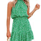 ⏰Hot Sale 49% Off💃2025 New Summer Halter Neck Pleated A Line Dress