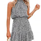 ⏰Hot Sale 49% Off💃2025 New Summer Halter Neck Pleated A Line Dress