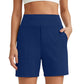 50% OFF🏃‍♀️Women’s High-Waist Athletic Shorts – Running & Yoga Summer Shorts with Pockets